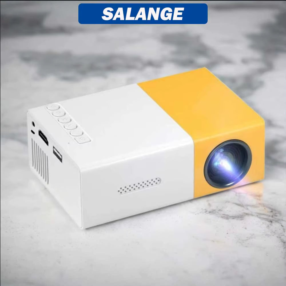 YG300 Mini Projector LED Portable Beamer Compatible with HDMI USB Support 1080P Video Projetor Kids Gift