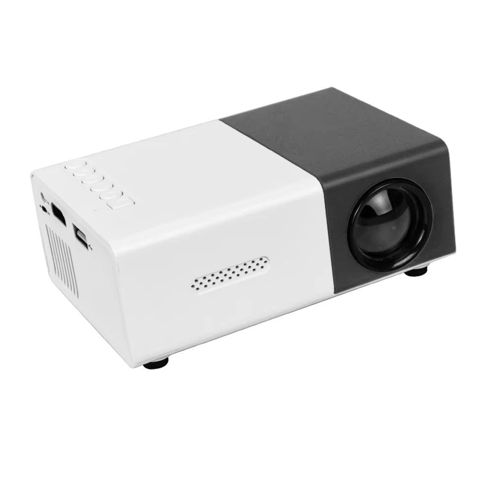 YG300 Mini Projector LED Portable Beamer Compatible with HDMI USB Support 1080P Video Projetor Kids Gift